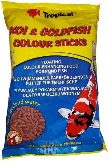 

Karma Dla Ryb Koi&goldfish Colour Sticks 90g