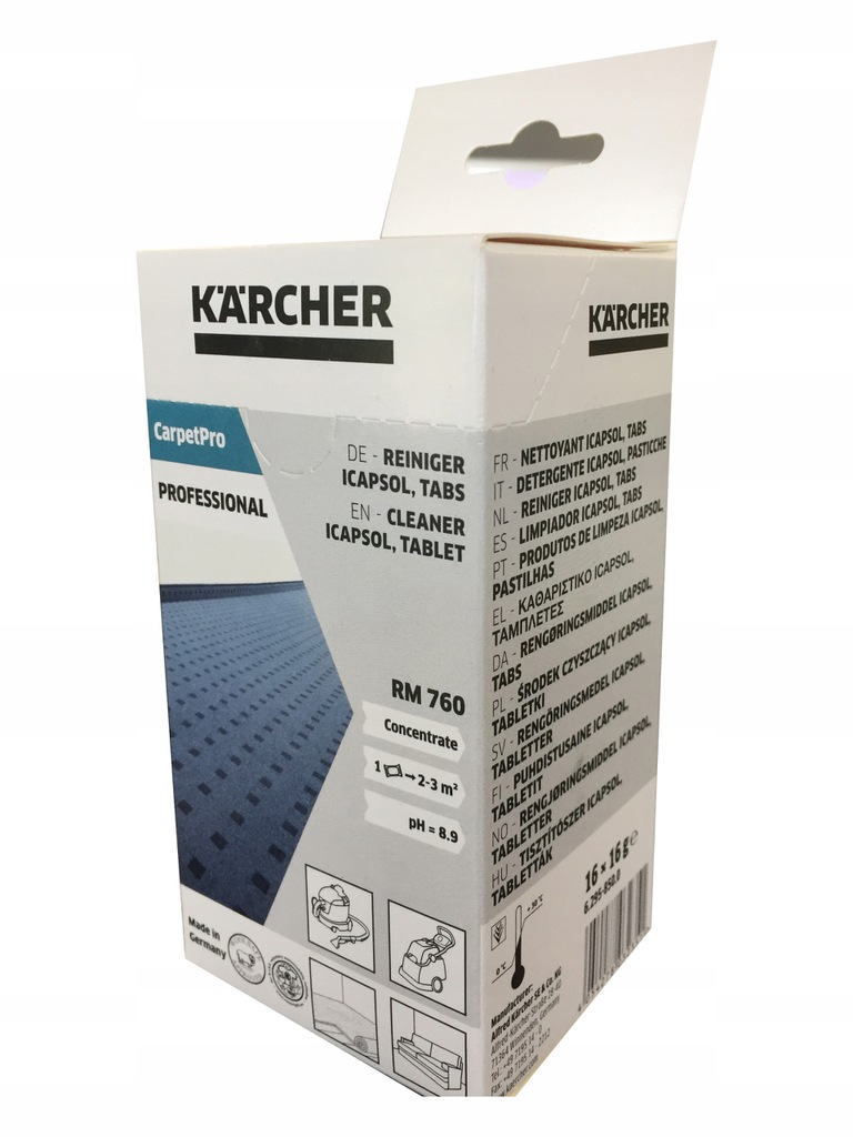 

Karcher RM760 Tabletki Do Prania Dywanów 16szt