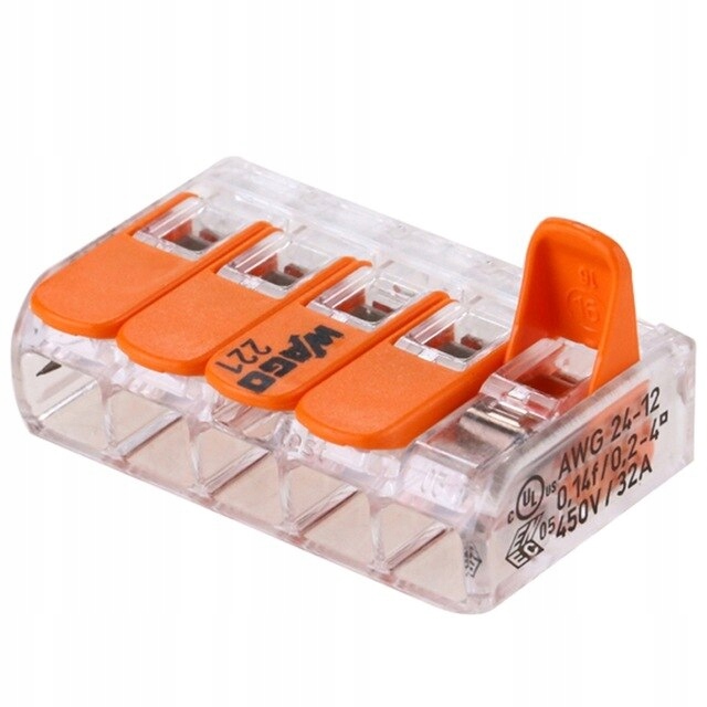 

Szybkozłączka 5x0,2-4mm2 221-415 Wago 1szt.