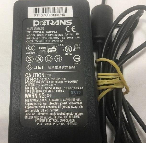 Zasilacz POTRANS MODEL UP04821120 12V 4A