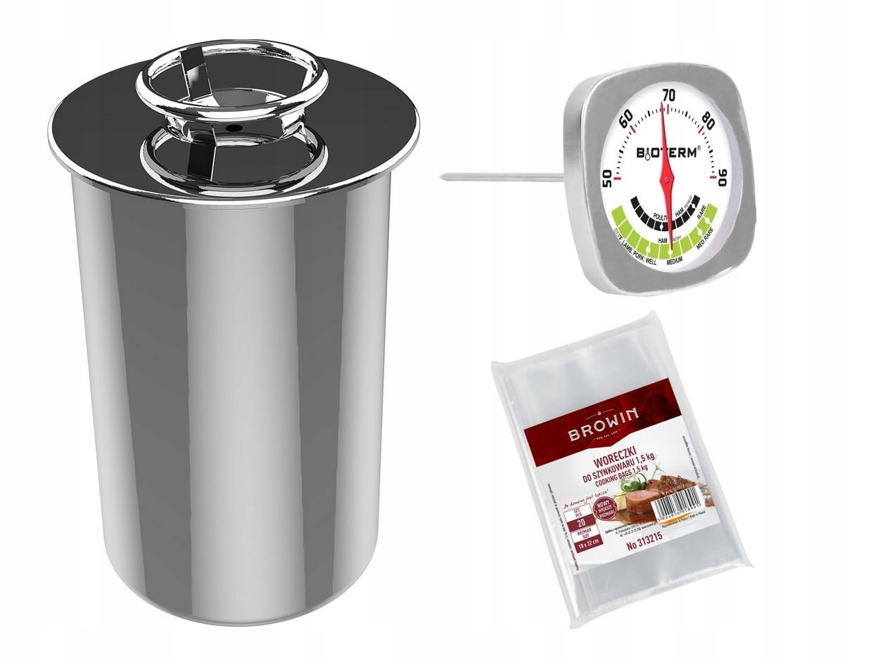 

Szynkowar Garnek Termometr Worki Biowin 1,5KG