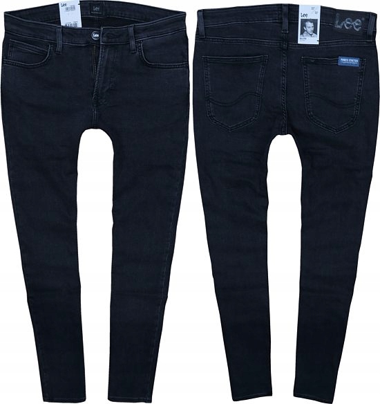 

Lee Malone jeansy Concrete Grey rurki W29 L32