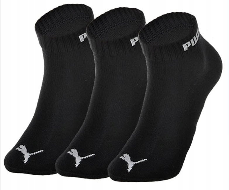

Puma Stopki Skarpety Quarter 3 pary czarne 43-46