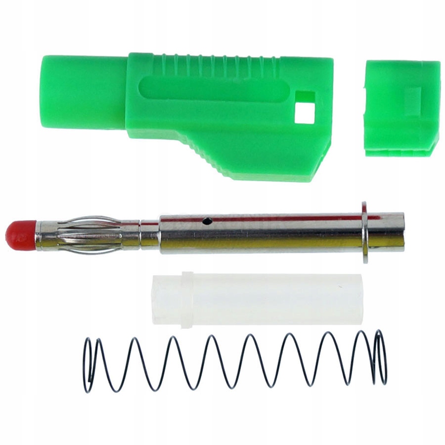

Wtyk banan 4mm prosty zielony Amass 25.450.4