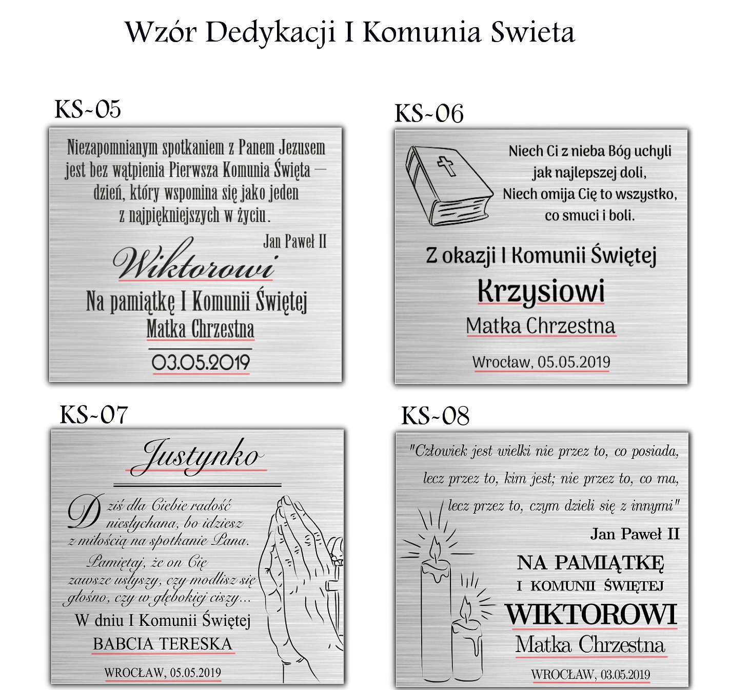 ALBUM NA ZDJĘCIA SREBRNY KOMUNIA ŚW. GRAWER GRATIS Model DS07/03/1O