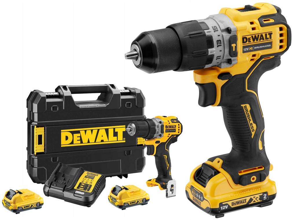 DeWalt aku vrtačka 12V 57/25Nm 2x2,0Ah DCD706D2