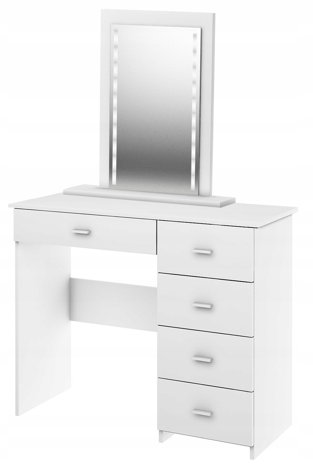 

Toaletka V Biała Kosmetyczna Z Oświetleniem Led