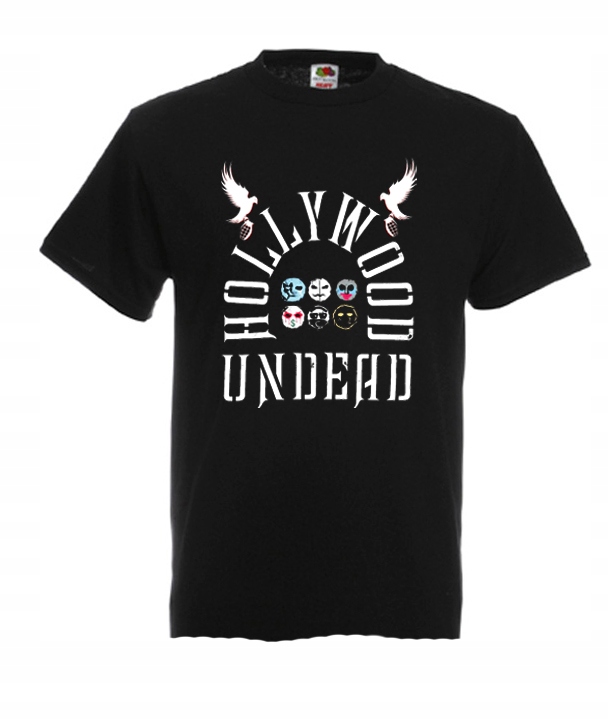 

M Koszulka Męska Hollywood Undead Rapcore Wzory