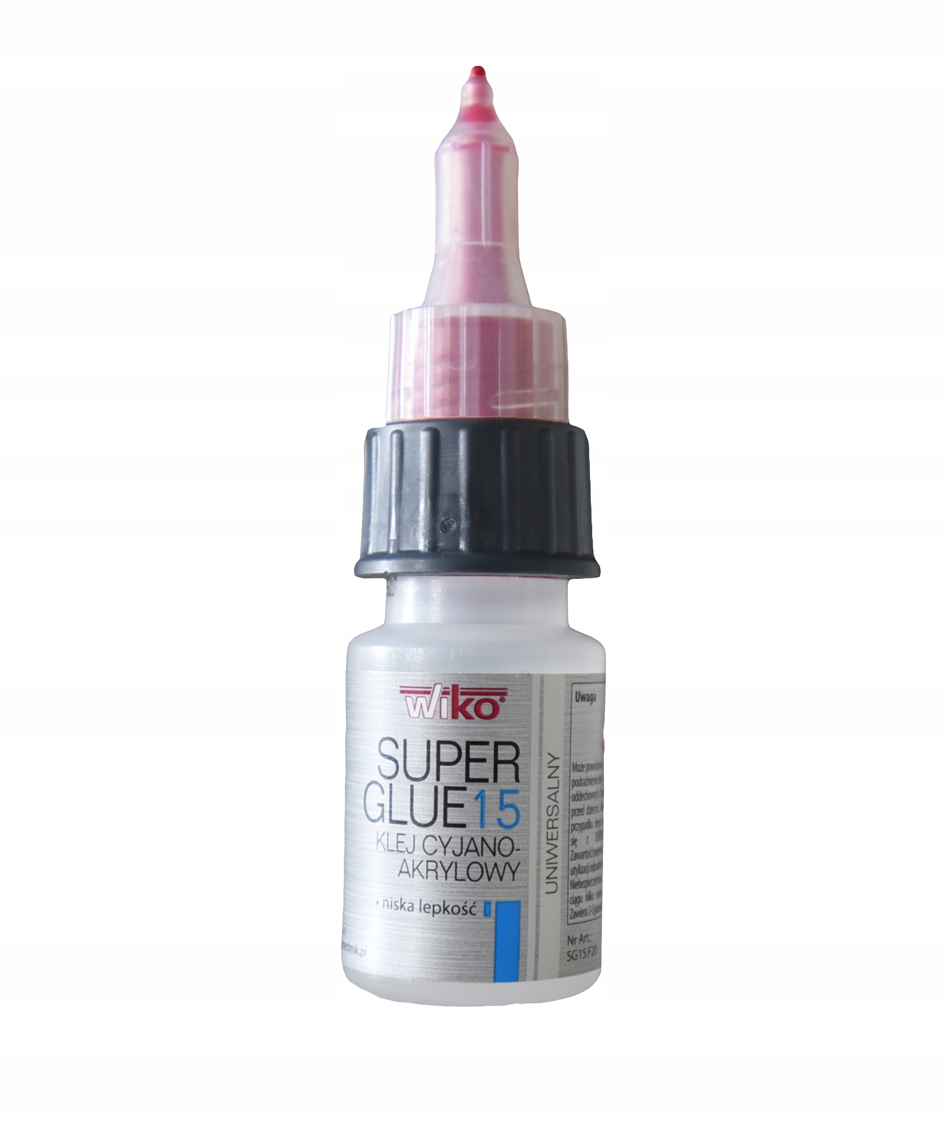 

Klej cyjanoakrylowy Glue 15 Wiko 20g