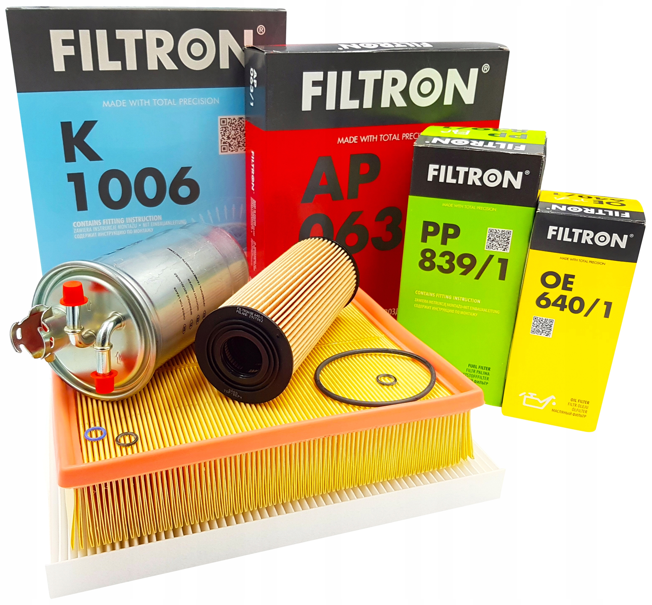 ZESTAW FILTRÓW FILTRON VW PASSAT B5 FL 1.9 2.0 TDI