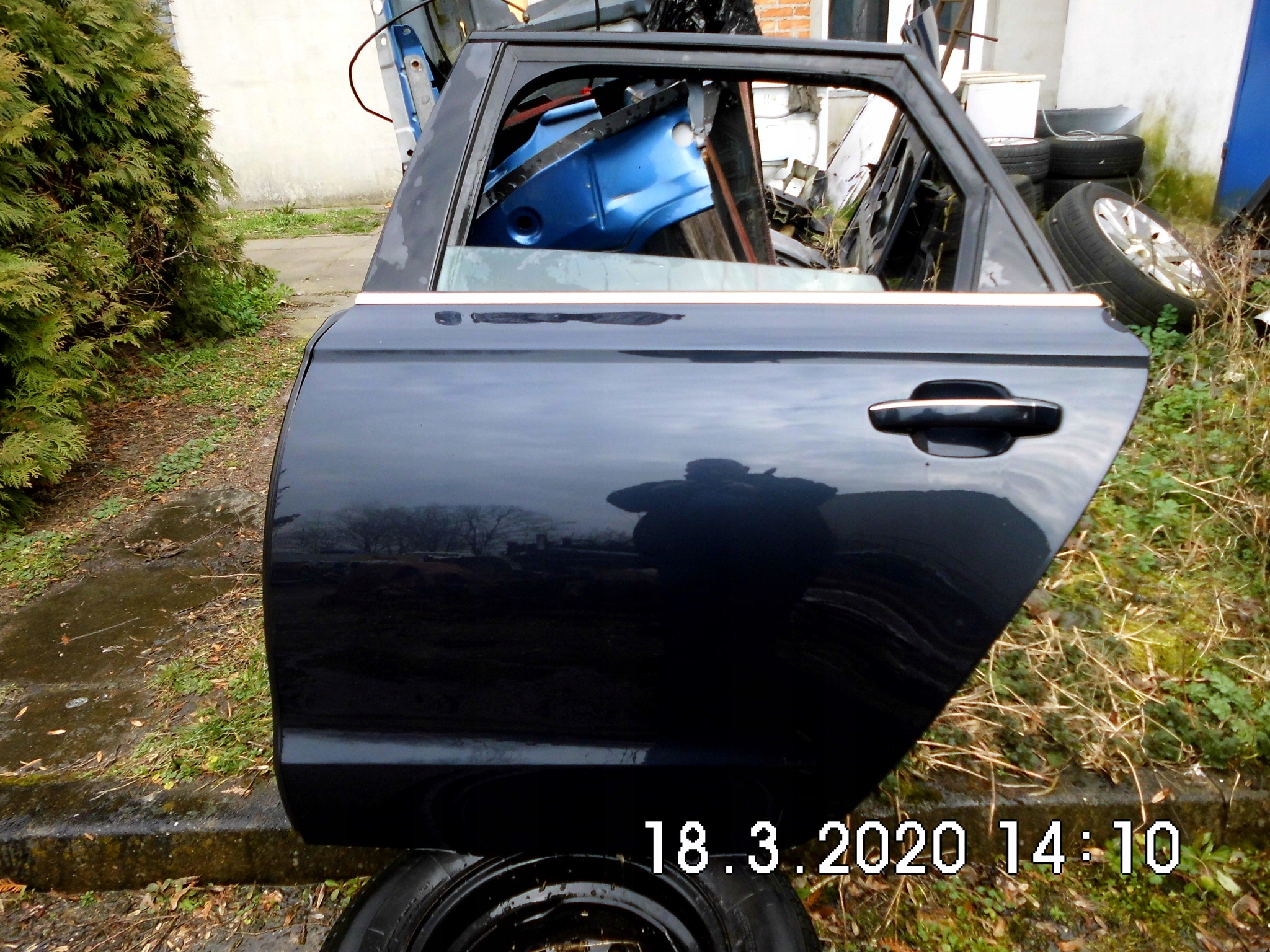 AUDI A6 C7 DRZWI LEWY TYŁ LZ5Q