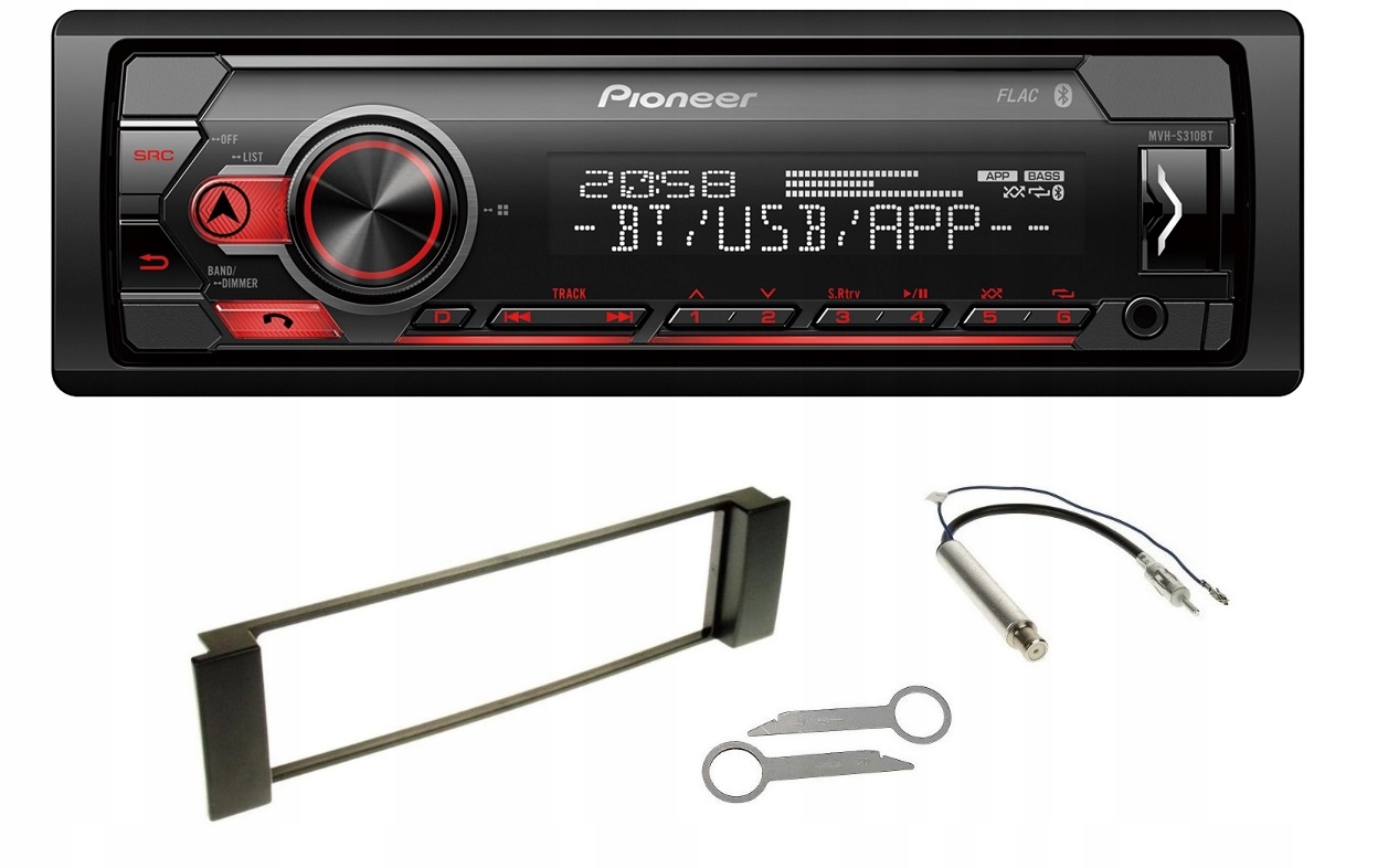 Rádio Pioneer MVH-S300BT s Usb pre Seat Toledo II a Leon