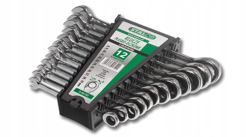 

Klucze Płasko-oczkowe Z Grzechotką Komplet 6 El.