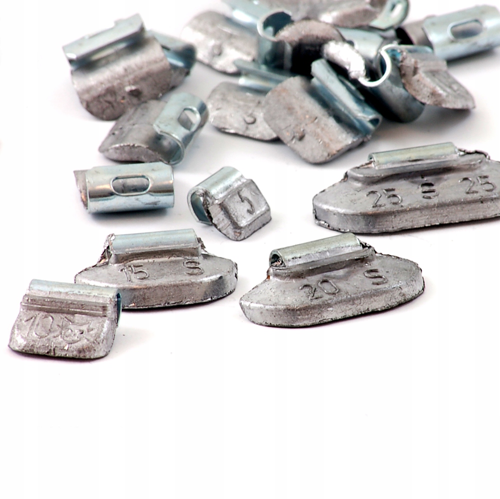 CIEZARKI nabijane felg stalowych OLOWIANE 650 szt Mark Other