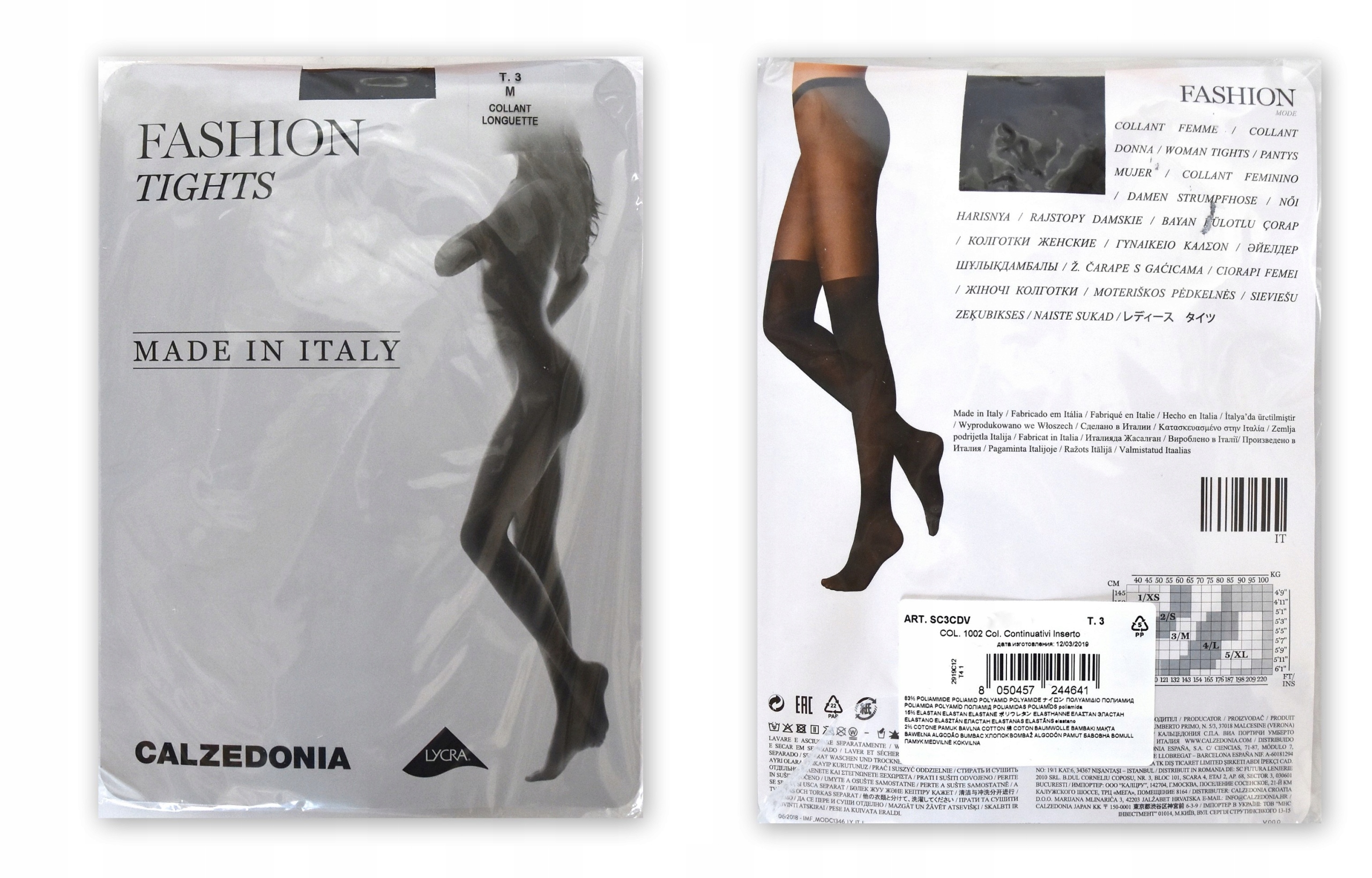 

Calzedonia rajstopy zakolanówki pończochy M t3