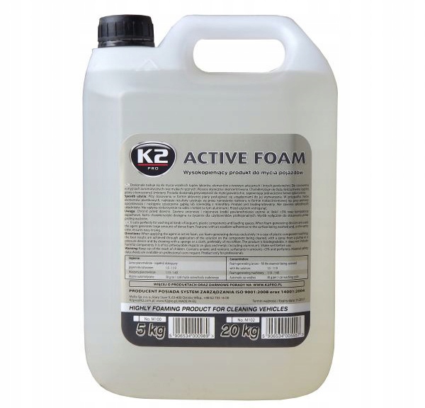 

K2 Active Foam Aktywna Piana 5L Mycie Pojazdów