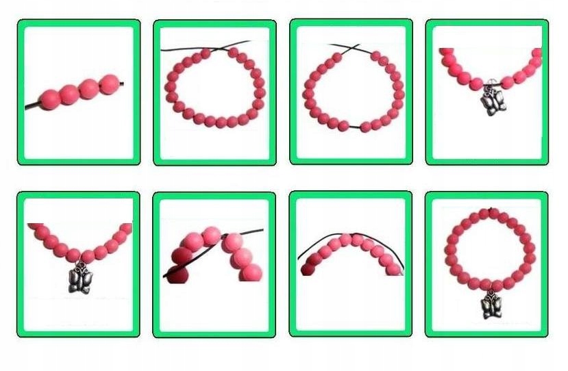 KORALIKI CRACKLE PERŁY 8mm 240szt ORGANIZER +GUMKA Wiek dziecka 6 lat +