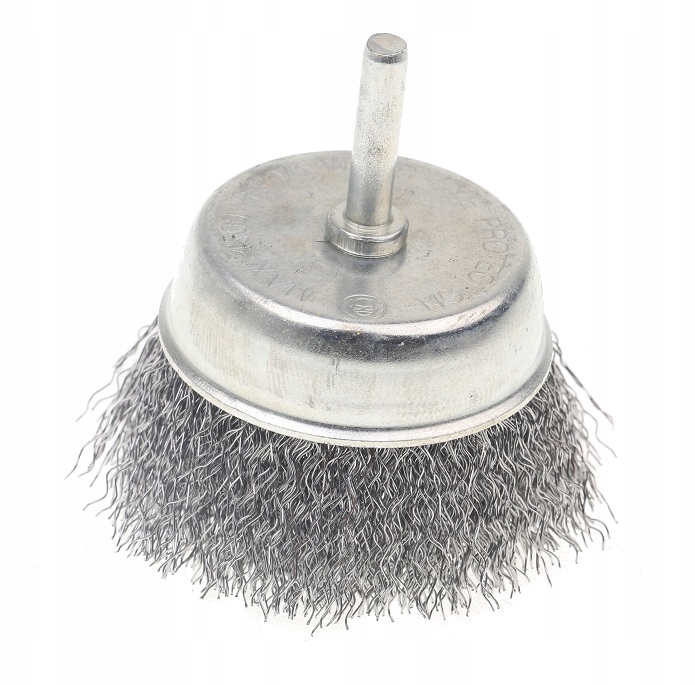 SZCZOTKA DOCZOŁOWA DRUCIANA Z TRZPIENIEM 70 mm