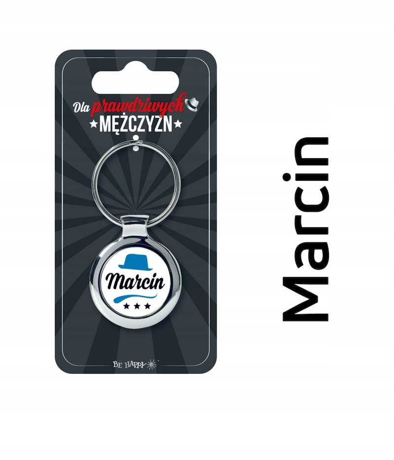 

Brelok metalowy "Marcin"