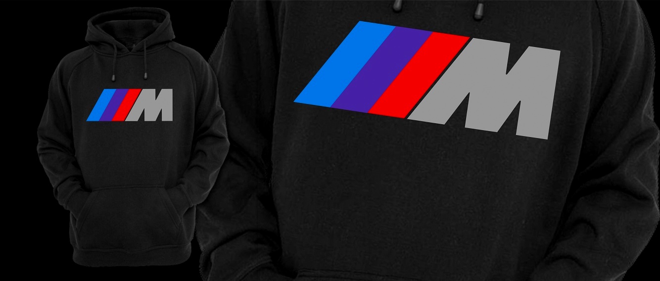 

Bluza z kapturem kangurek Bmw Mpower Black