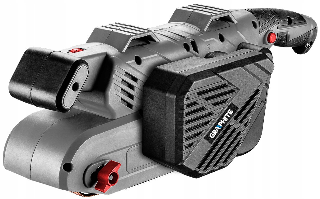 GRAPHITE SZLIFIERKA TAŚMOWA TAŚMÓWKA CZOŁG 900W 76x533mm REGULACJA +3 TAŚMY Marka Graphite