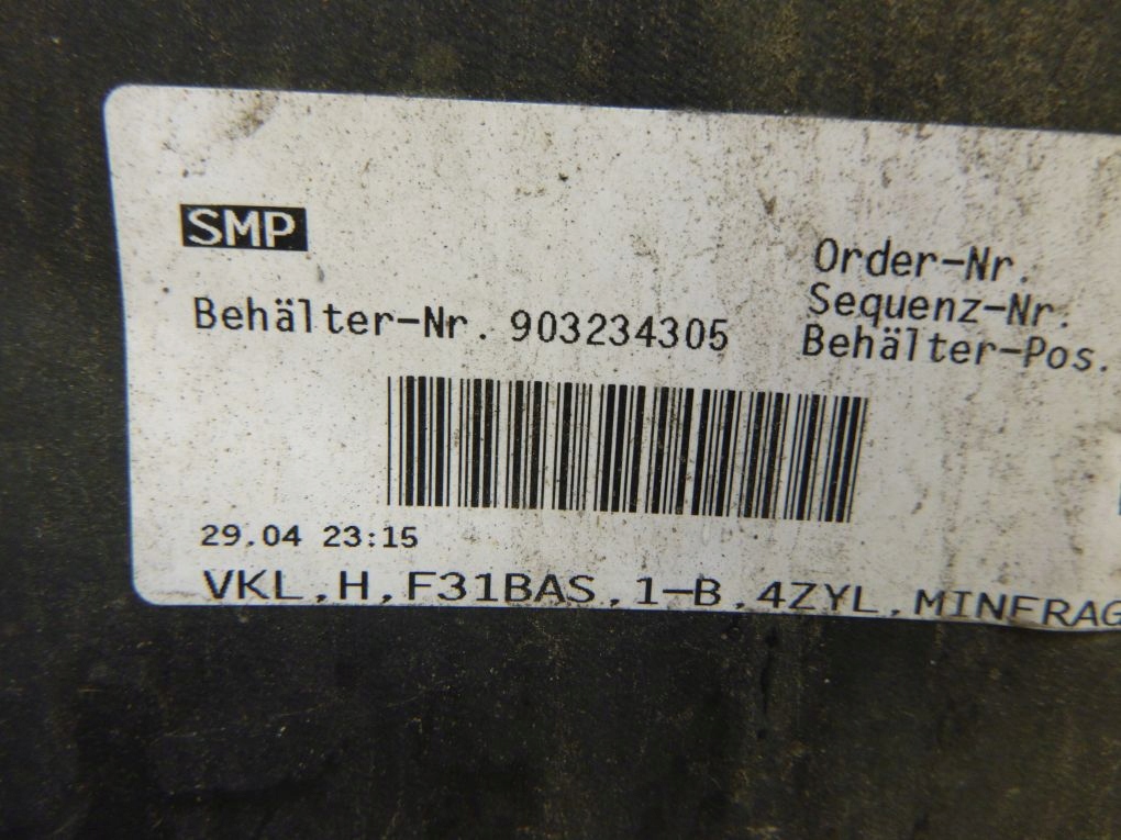 BMW 3 F31 KOMBI bumper rear rear part