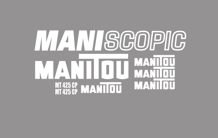 Samolepky Manitou Maniscopic Mt 425 Ct