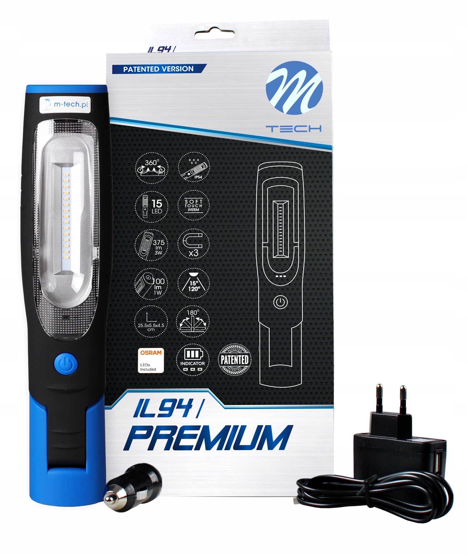 LAMPA BEZPRZEWDOWA WARSZTATOWA OSRAM LED M Tech EAN 5901508518699