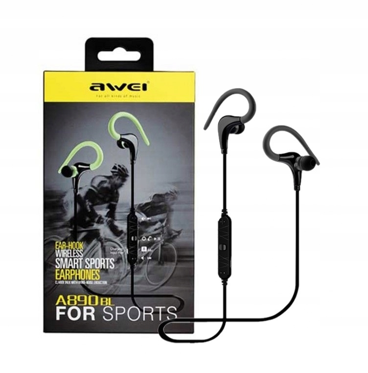 

Słuchawki Douszne Awei A890BL Bluetooth sport czar