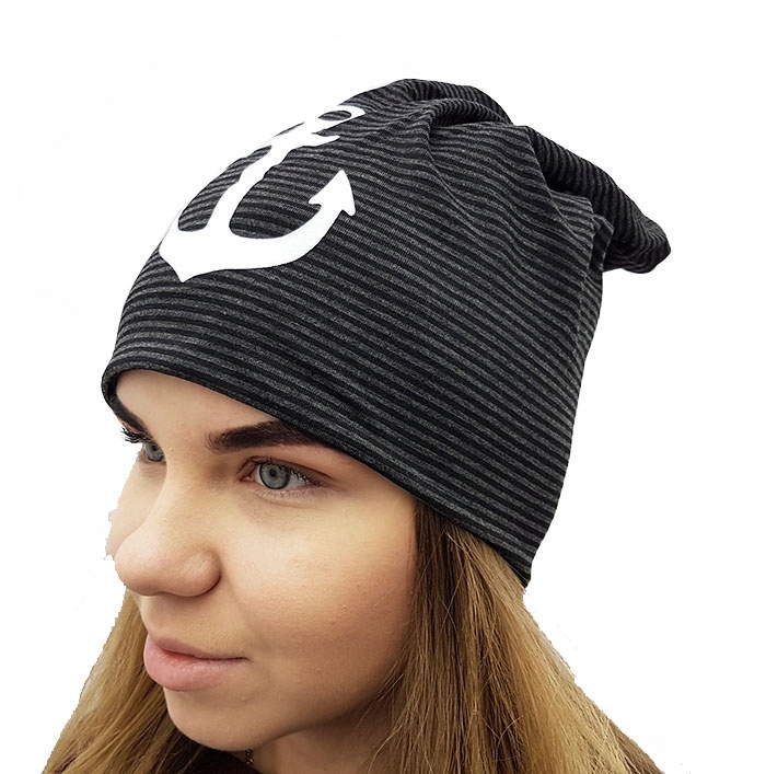 

Polska Czapka Bawełniana dresowa Smerfetka Beanie
