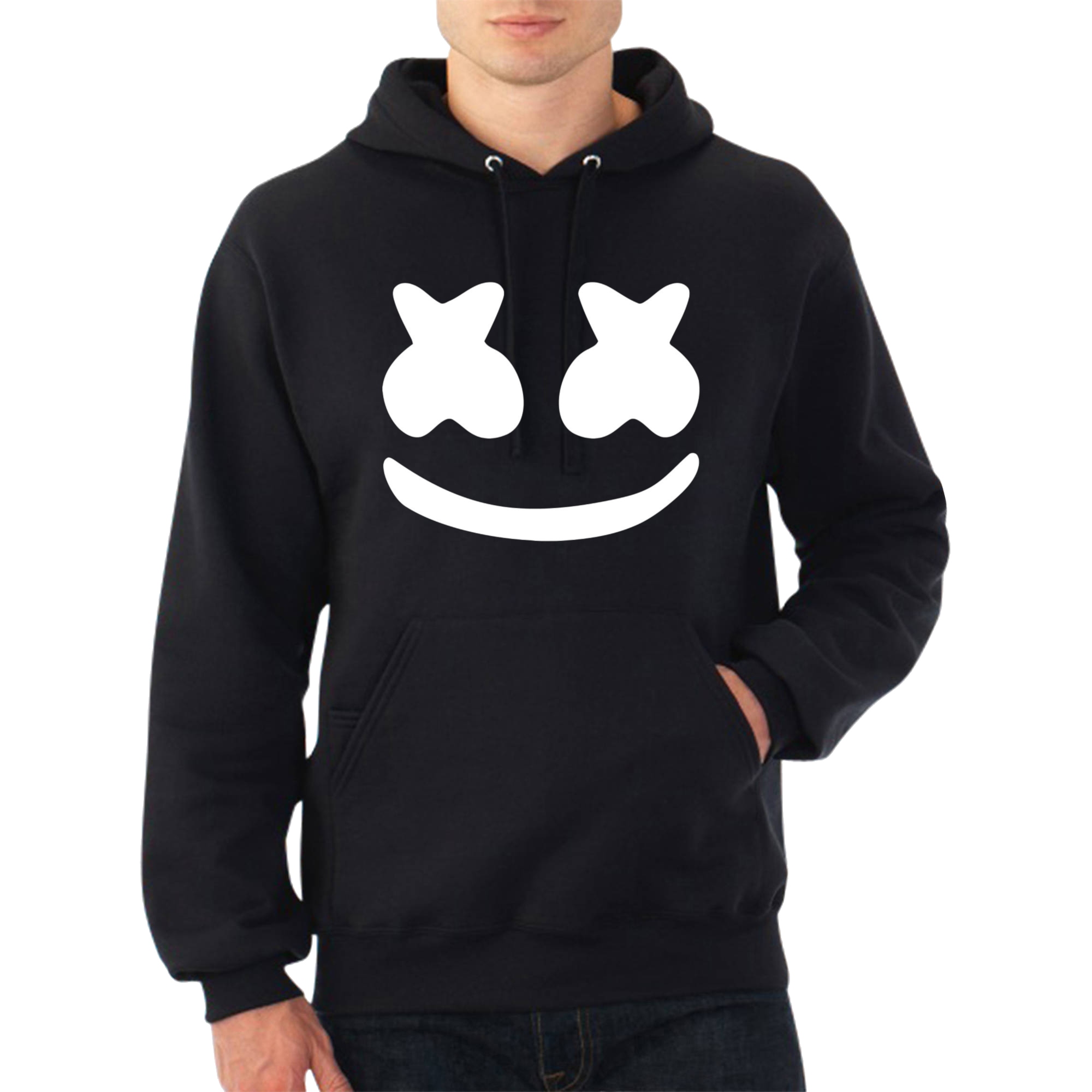 

Marshmello Bluza kangurka z kapturem 6 Wzorów L
