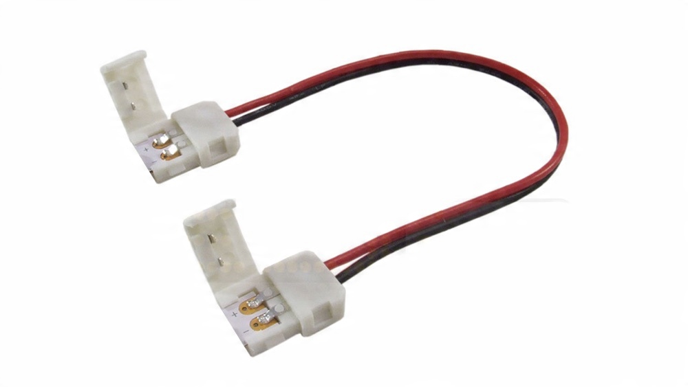 

Złączka Led taśma-taśma 2 klipsy 8mm przewód