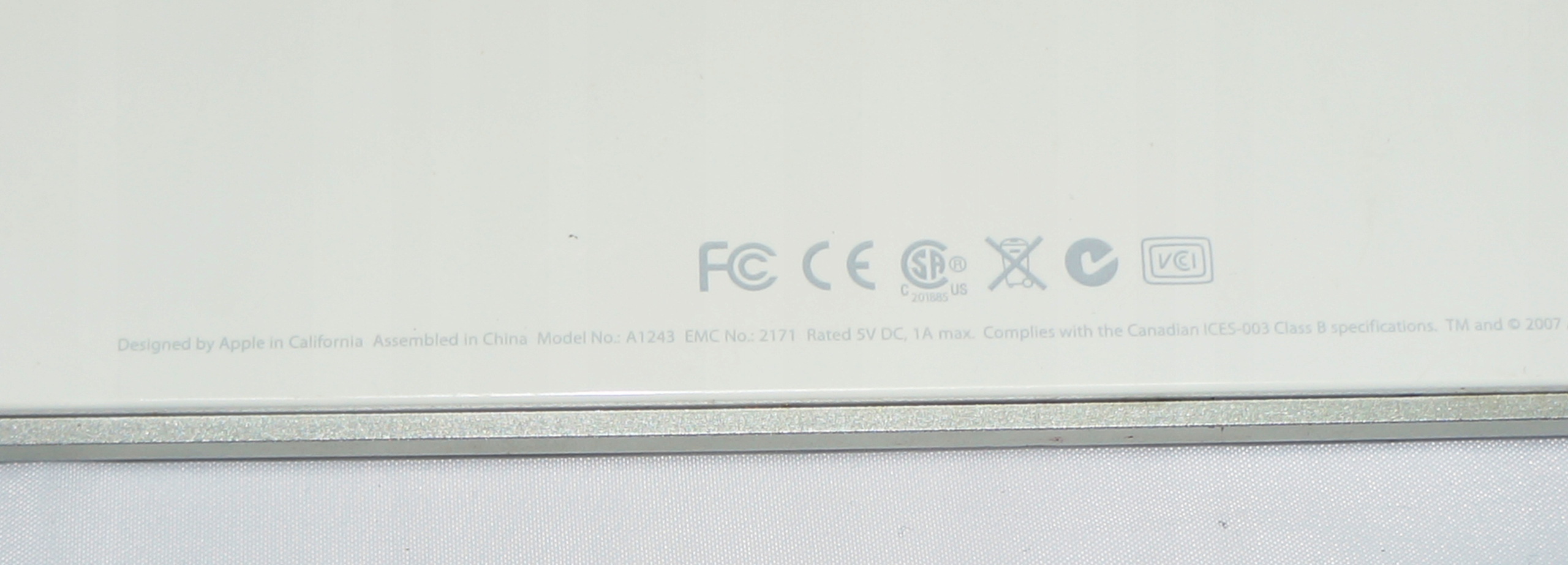 APPLE A1243 KLAWISZ + ZACZEP + GUMKA DO KLAWIATURY EAN (GTIN) 885909209651