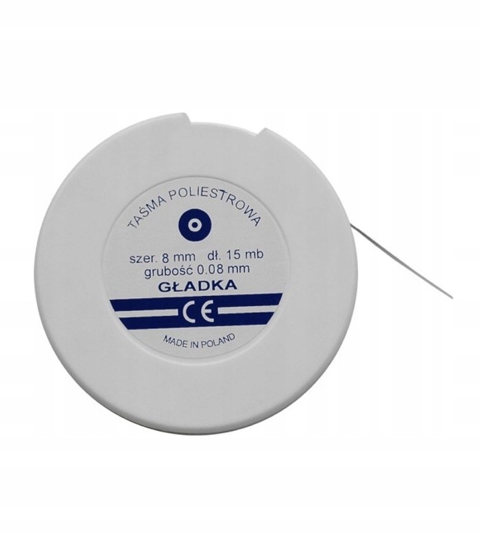 

Taśma Poliestrowa Gładka 0,075mm