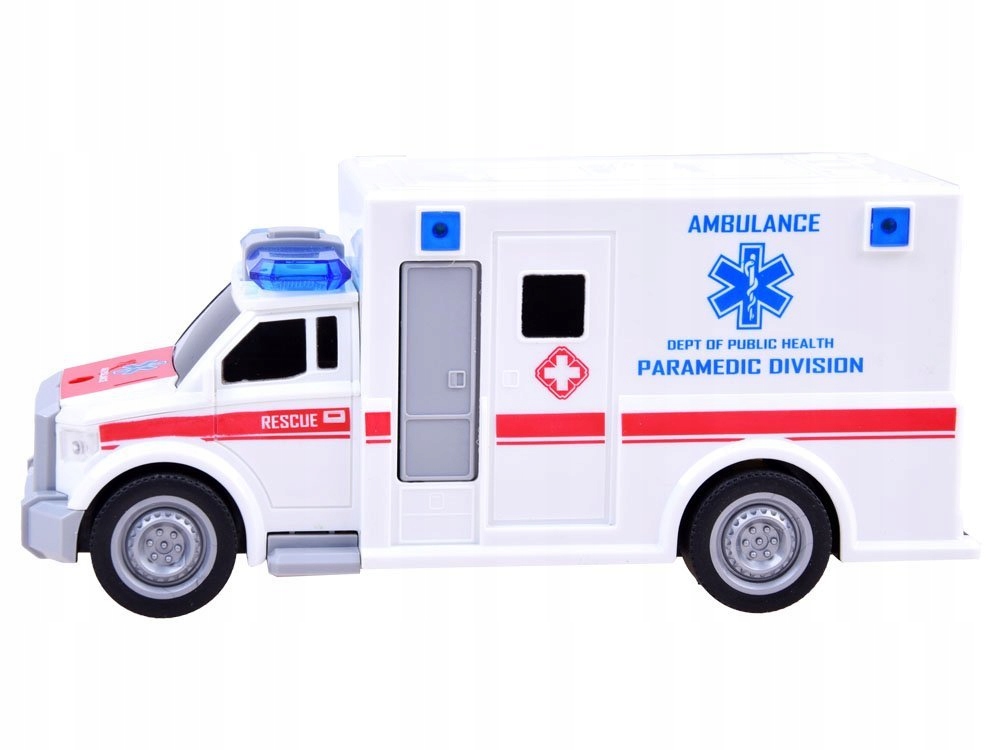 Autko karetka ambulans światło dźwięk Model rr