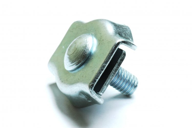 

Zacisk do lin siodełkowy pojedynczy 4mm 10 sztuk