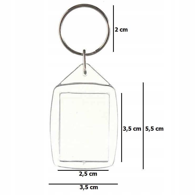 K70 BRELOKI REKLAMOWE DO KLUCZY ZDJĘCIE 35x25 Marka inny