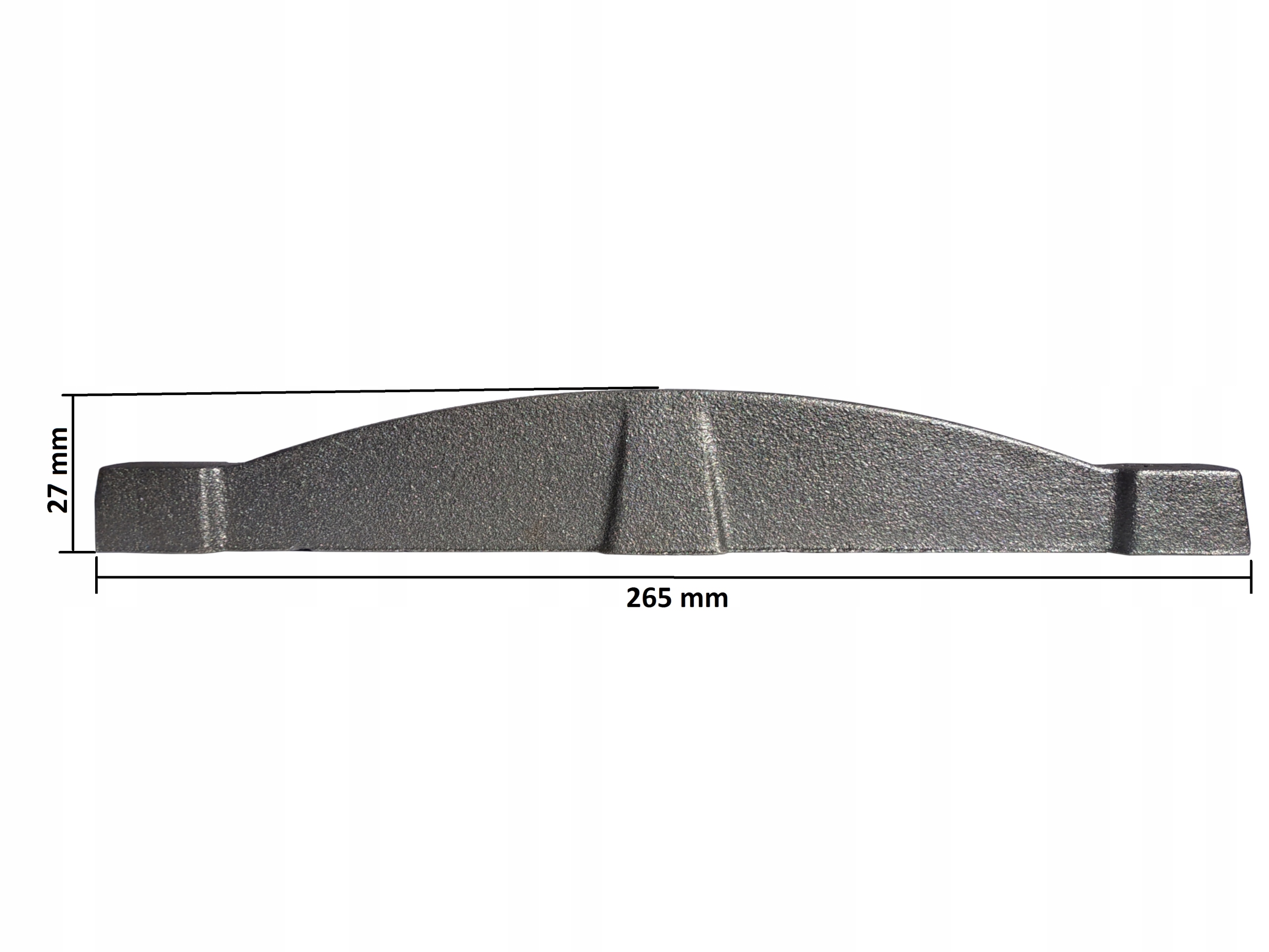 

Ruszt żeliwny kuchenny pojedynczy 26,5cm