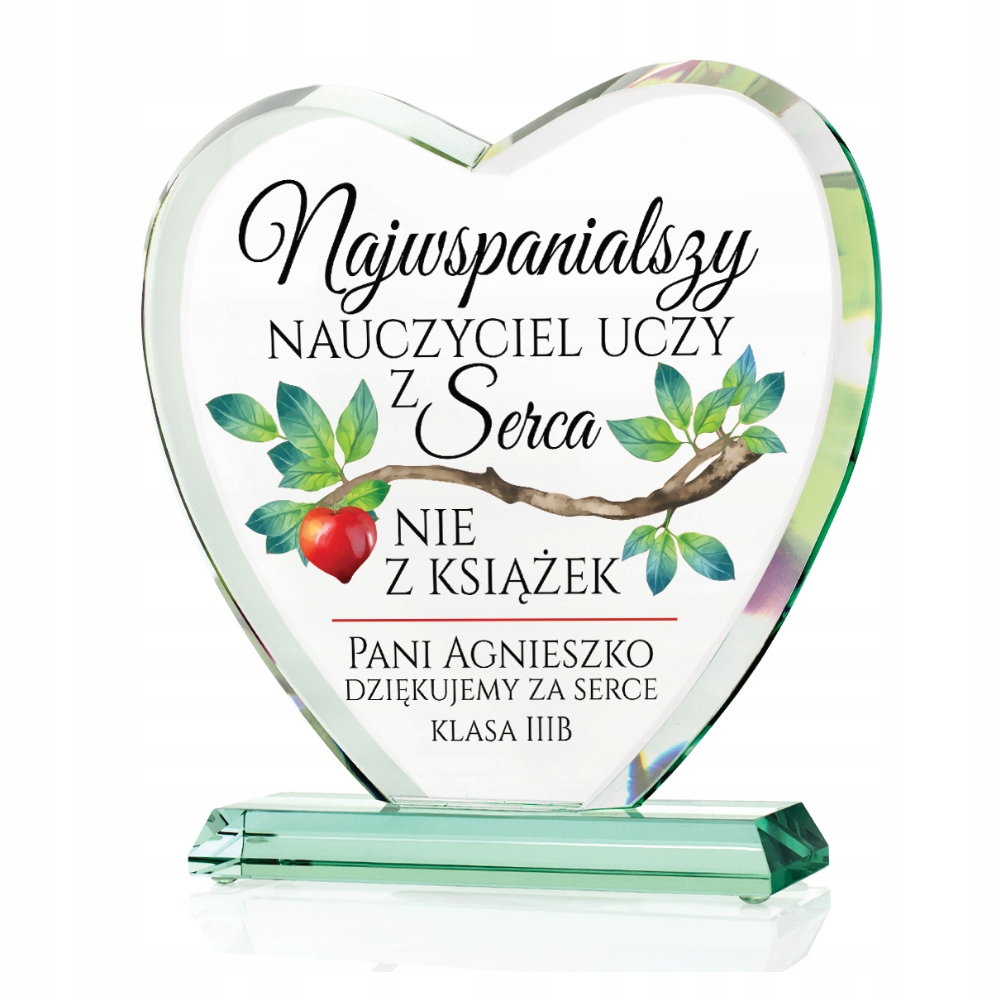 

dla nauczyciela Zakończenie Roku serce