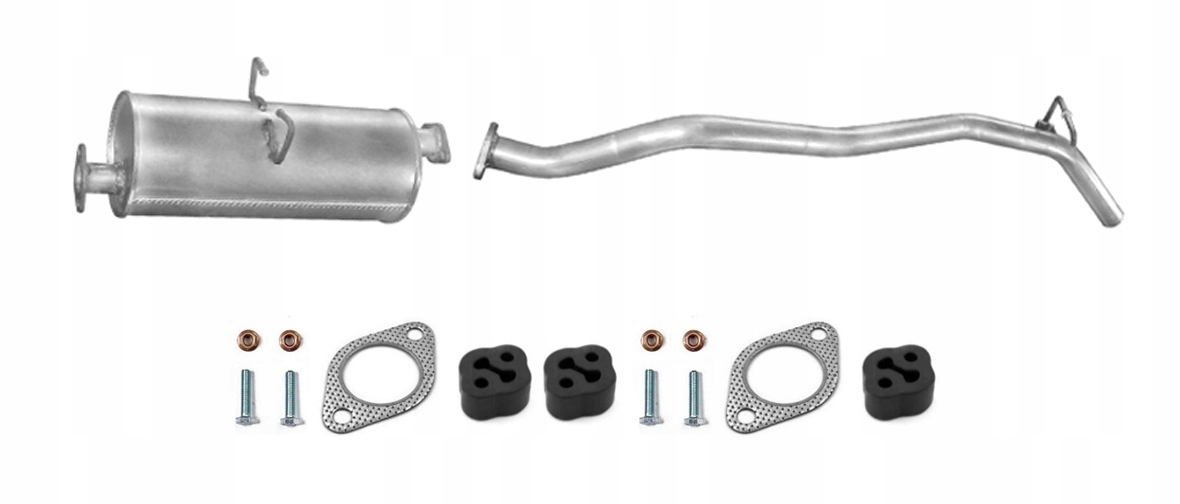 KIA K2700 2.7 (с 2002 г.) средний глушитель + труба