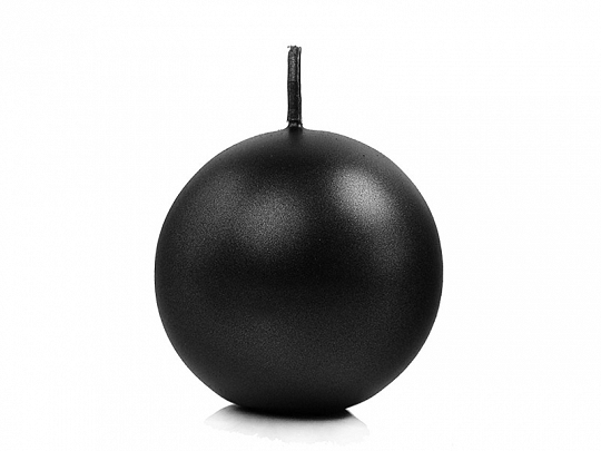 

Świeca kula kulka 60mm 6 cm świeczka 60 mm Czarny