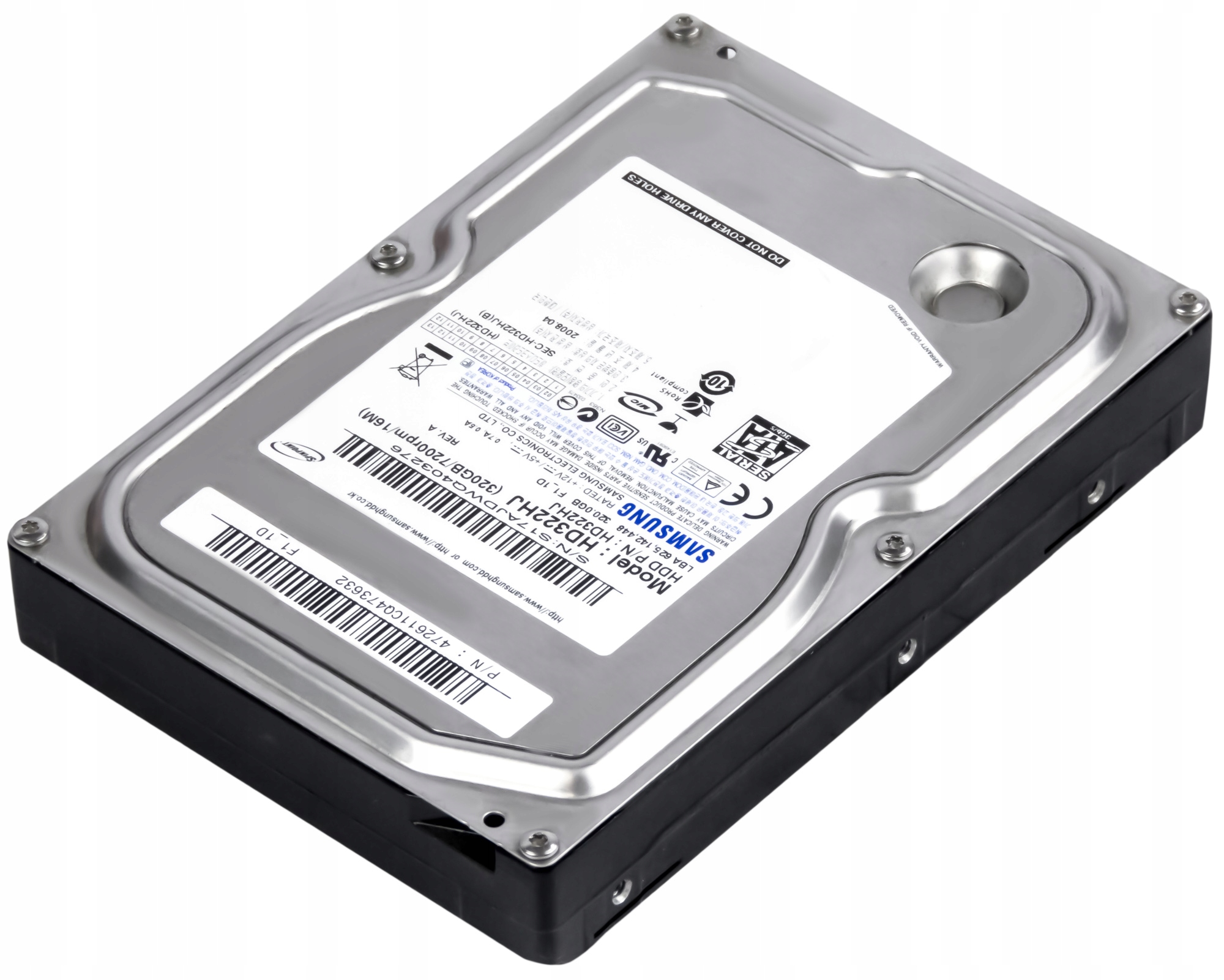 SAMSUNG 320GB 7.2K 16MB SATA II 3.5'' HD322HJ Kod producenta HD322HJ