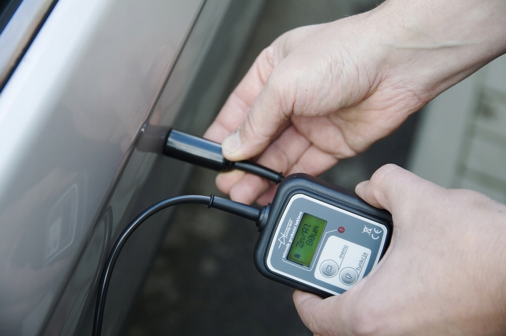 Miernik, tester grubości lakieru GL-1s+ JAKOŚĆ PL Pamięć pomiarów nie