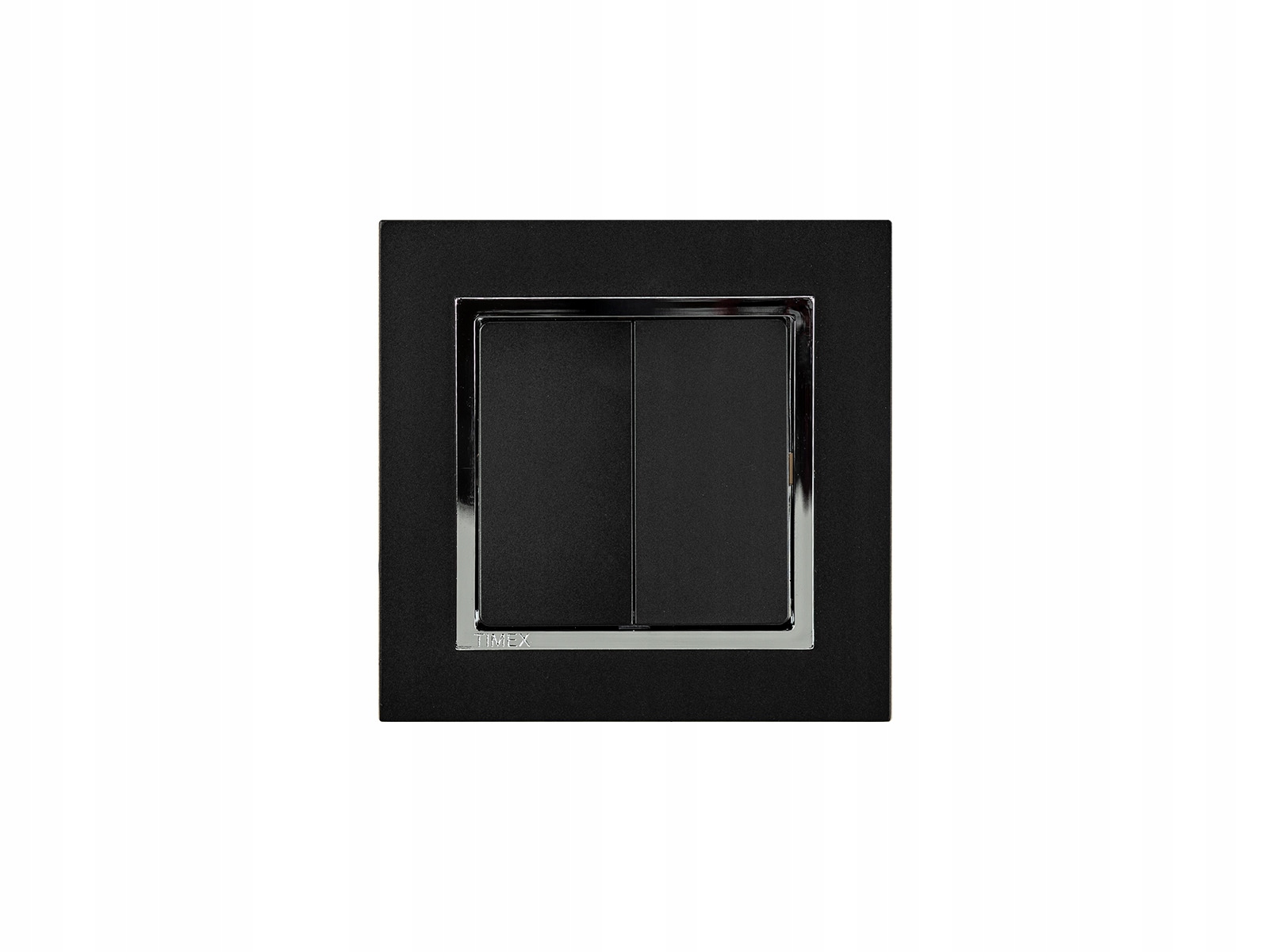 

Magic chrom wyłącznik włącznik podwójny Czarny