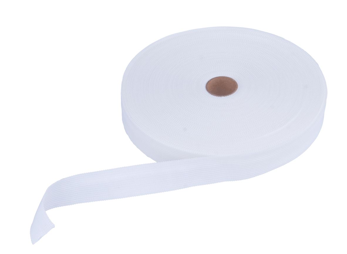 Taśma Lamówkowa Lamówka 30mm 50mb Biała