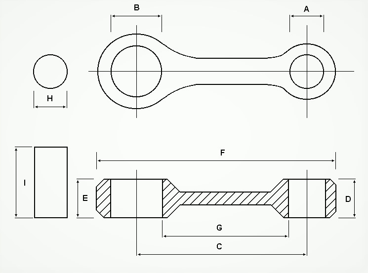Korbowód Top Racing Yamaha YZ 125 1997-2000 Producent Top Racing