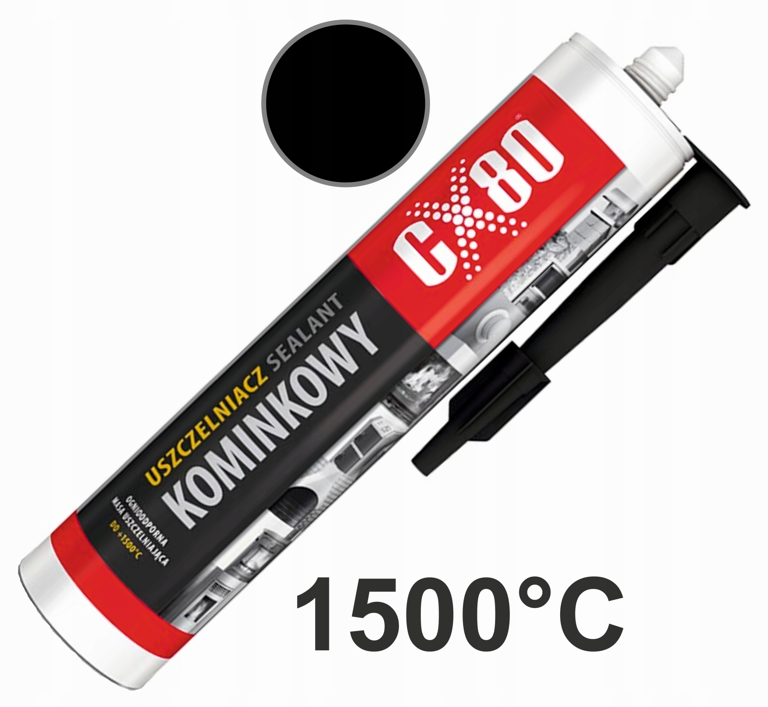 

Uszczelniacz Kominkowy CX-80 czarny 300ml 1500°C