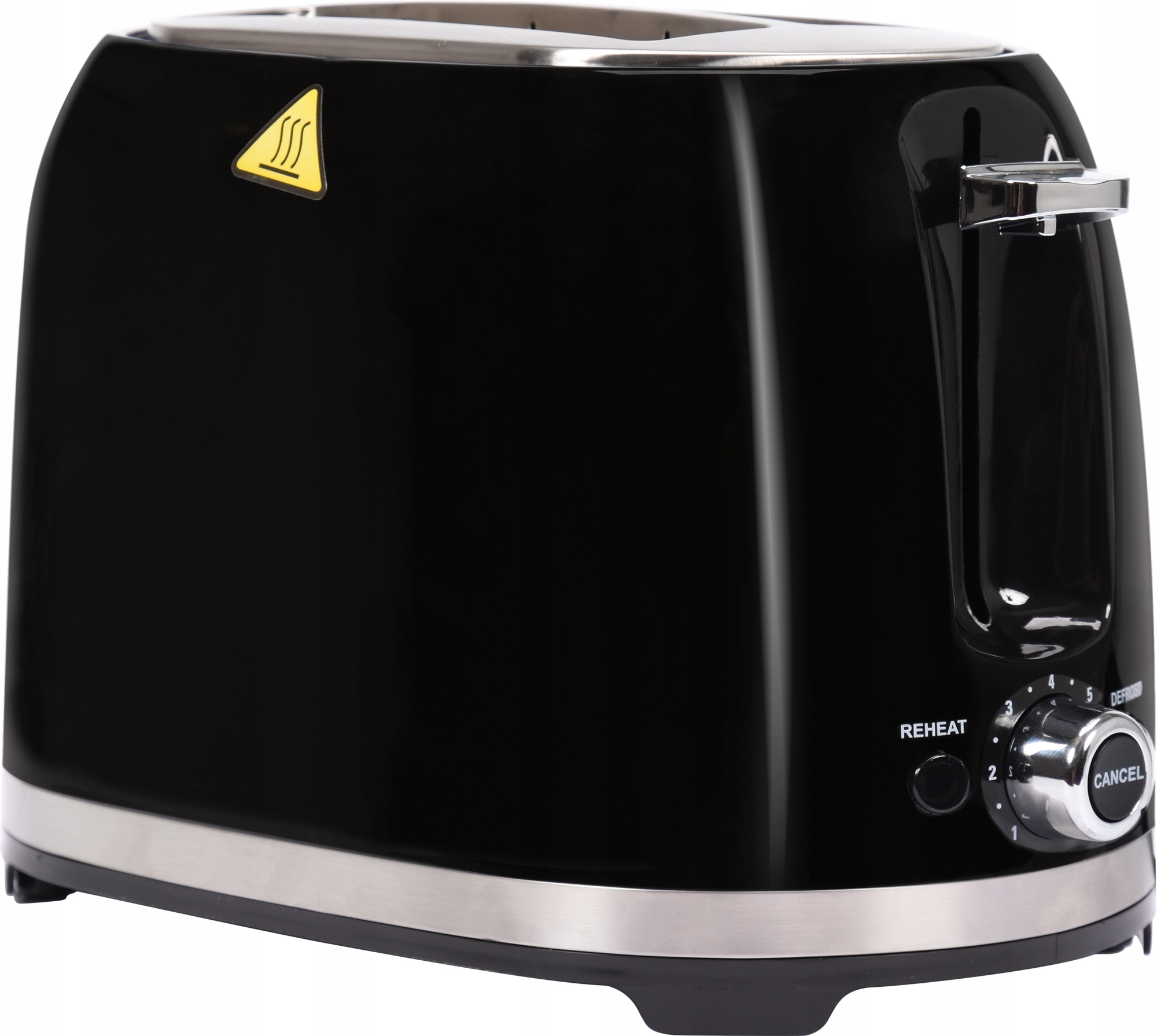 TOSTER OPIEKACZ KANAPEK REGULACJA 850W CZARNY LUND Pojemność 2 tosty