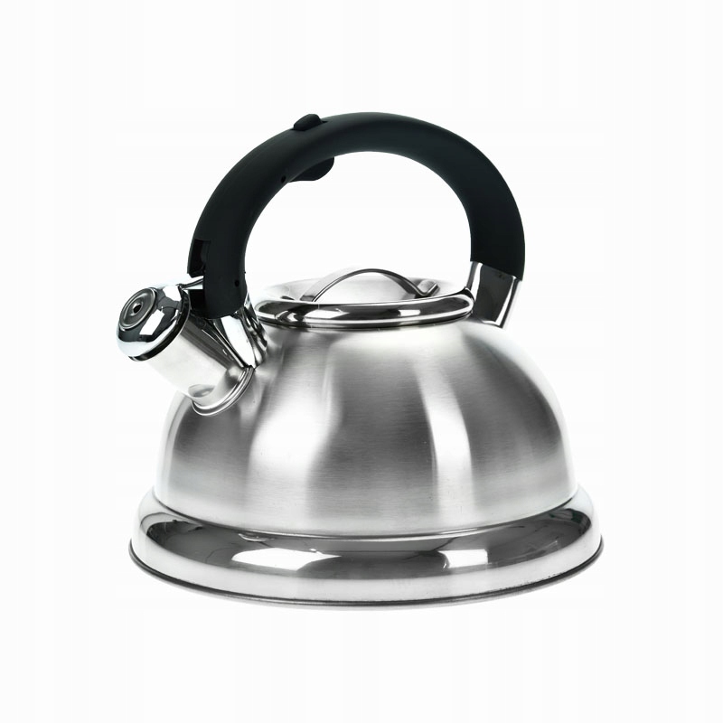 

Czajnik Nierdzewny 3L Gaz Indukcja Czarna Rączka