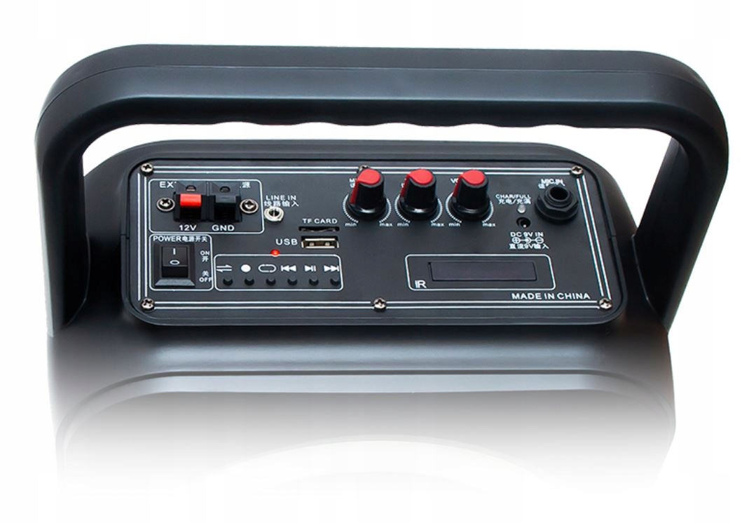 GŁOŚNIK BLUETOOTH RADIO FM BOOMBOX USB MP3 KARAOKE EAN (GTIN) 7445049444911